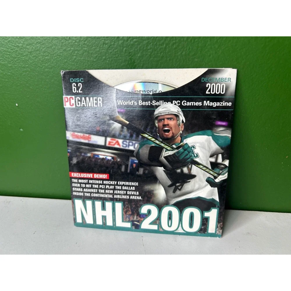 PC Gamer Demo Disc 6.2 December 2000 NHL 2001 Delta Force CD-ROM Vintage